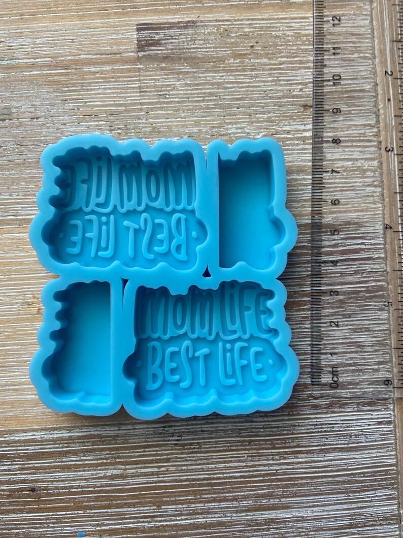 Mom Life Best Life Straw Topper Mold