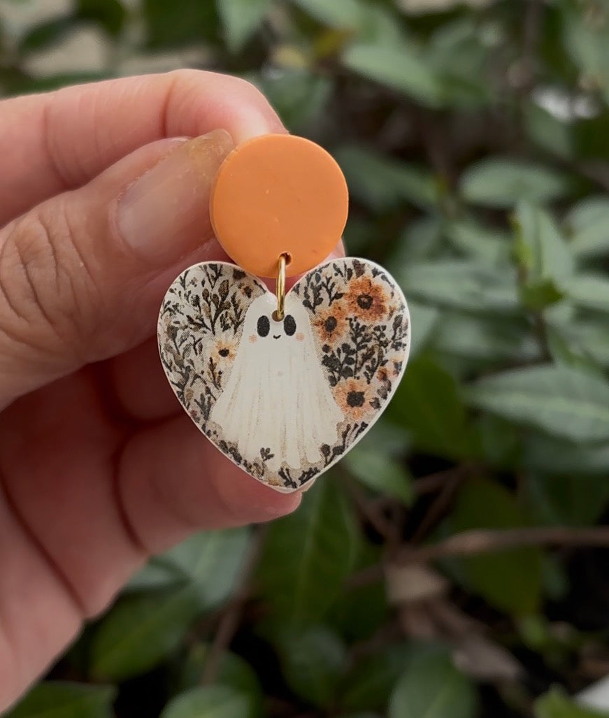 Flower Ghost Earrings
