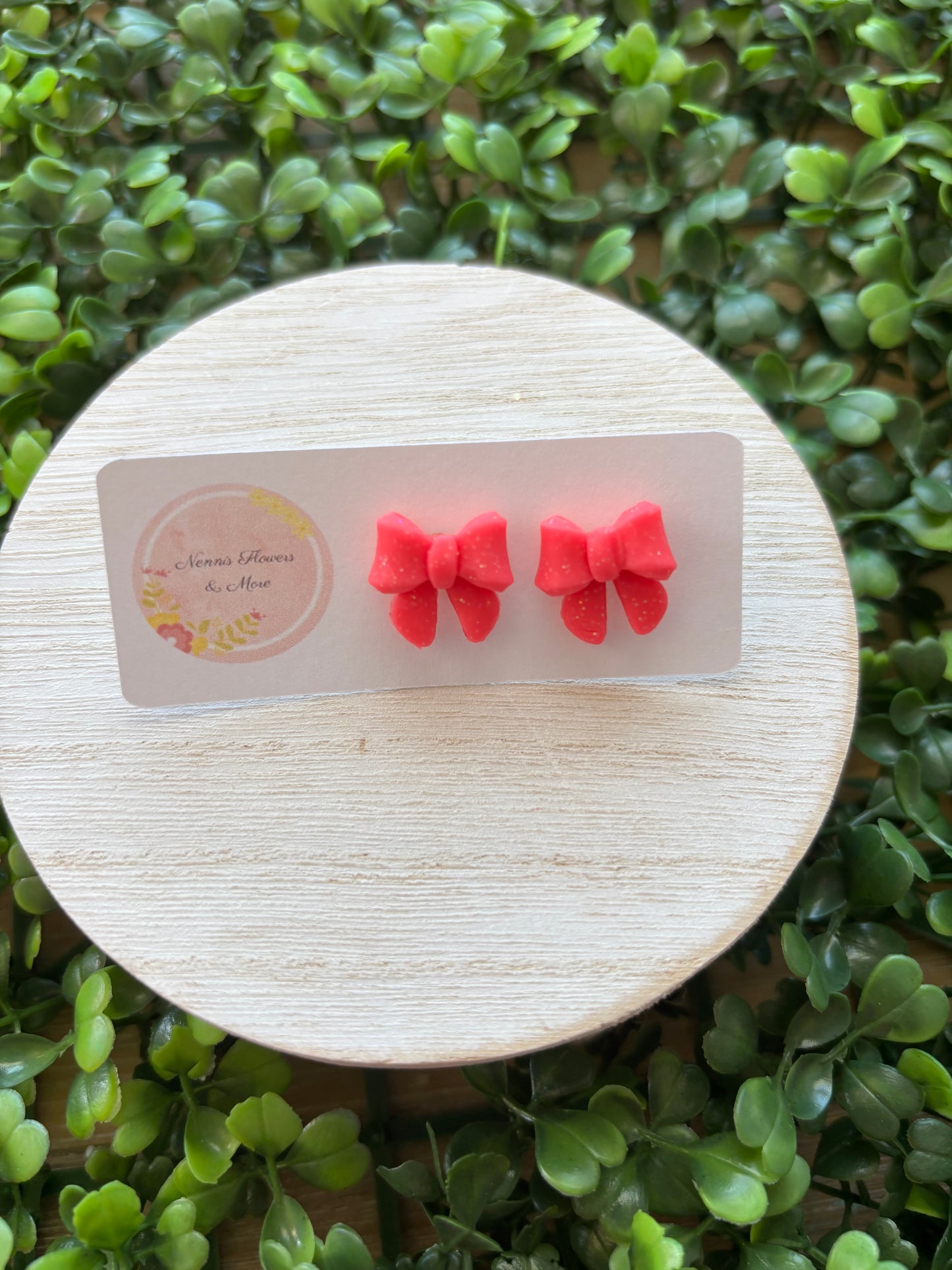3D Bow Stud Earrings