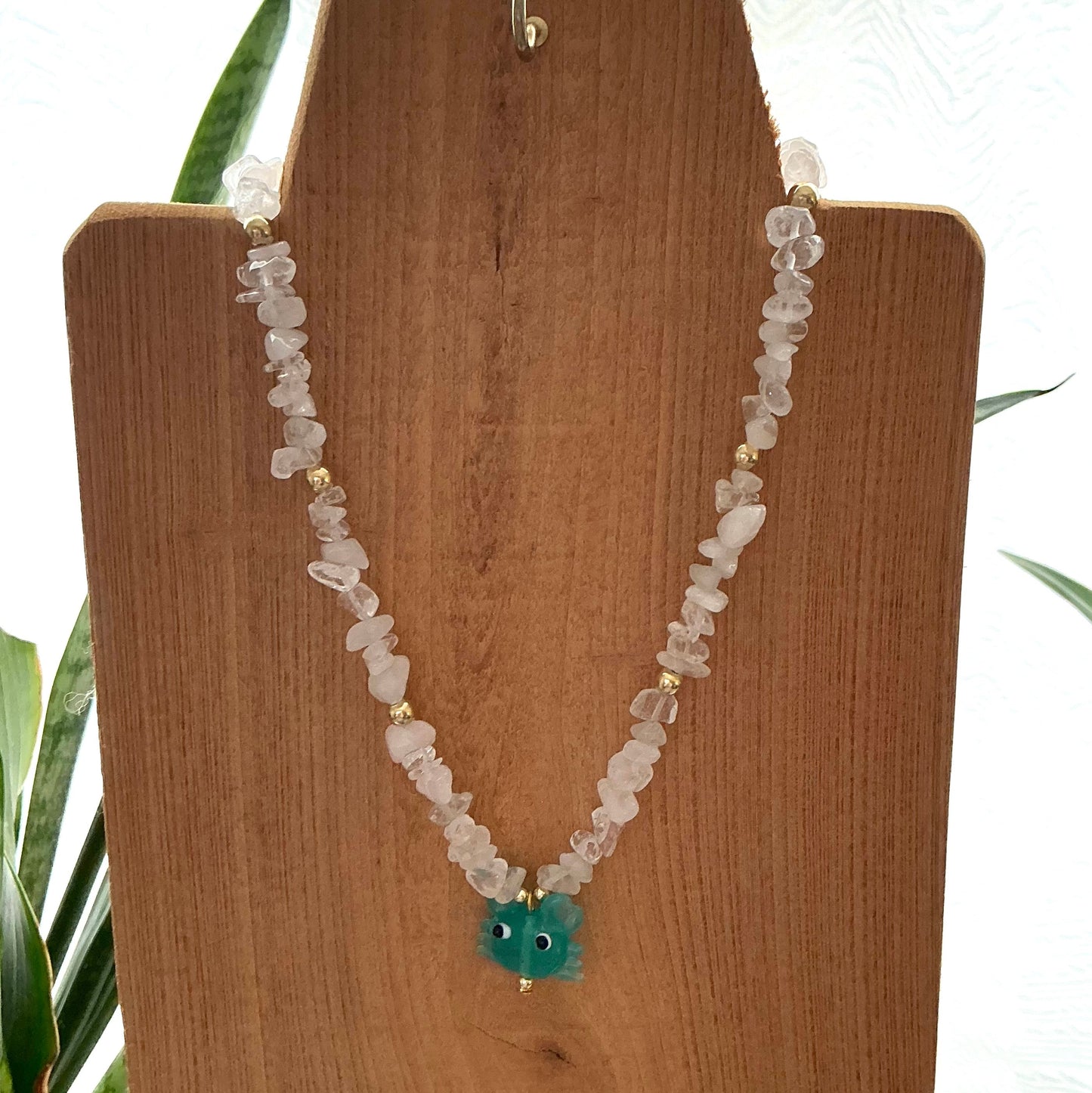 Blue Crab Necklace