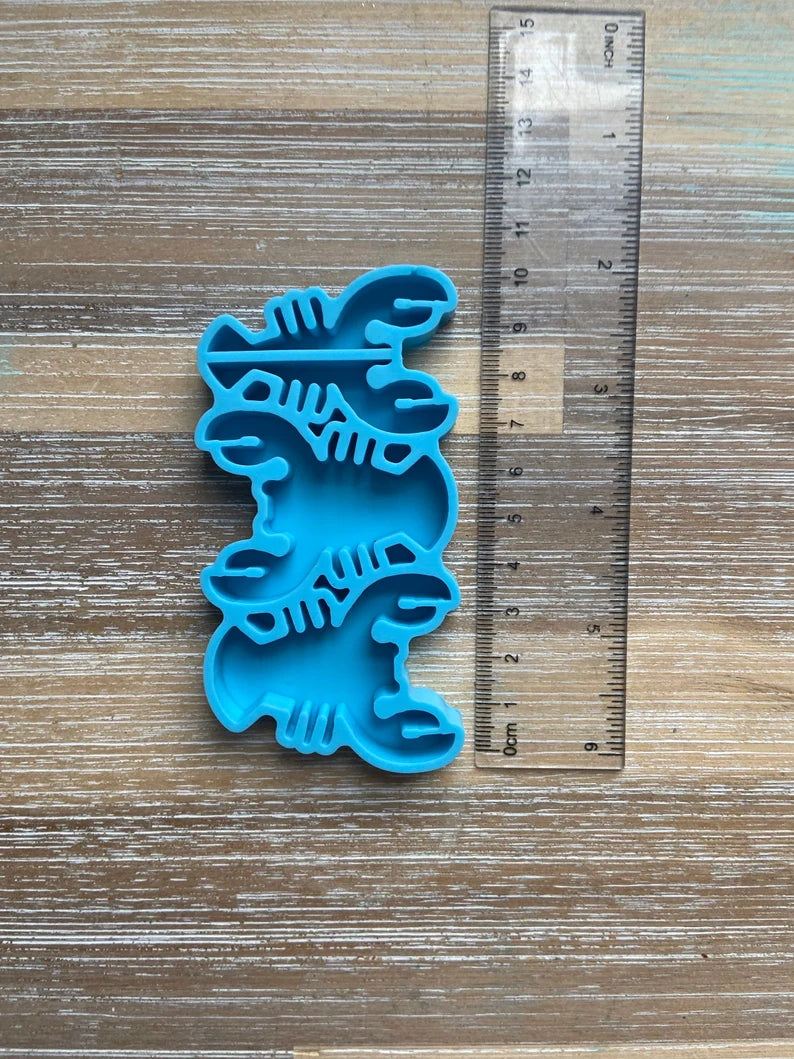 Lobster Straw Topper Mold