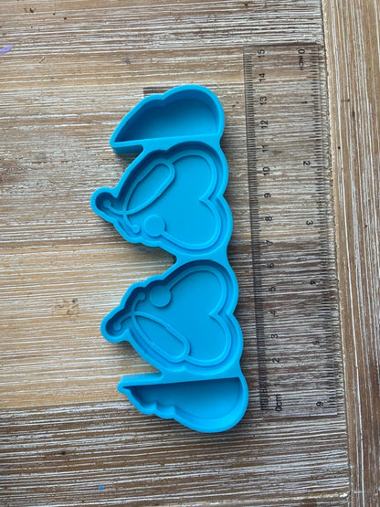Nurse Heart Straw Topper Mold