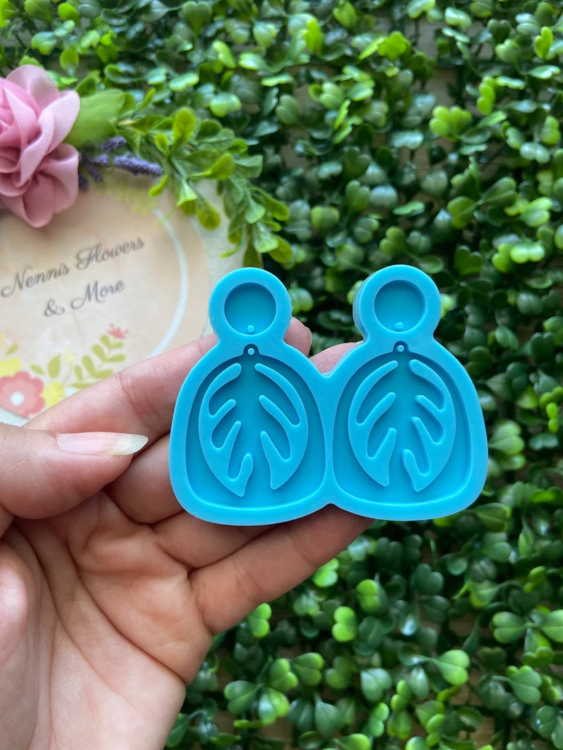 Leaf Dangle Earrings Mold