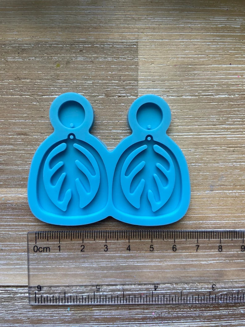 Leaf Dangle Earrings Mold