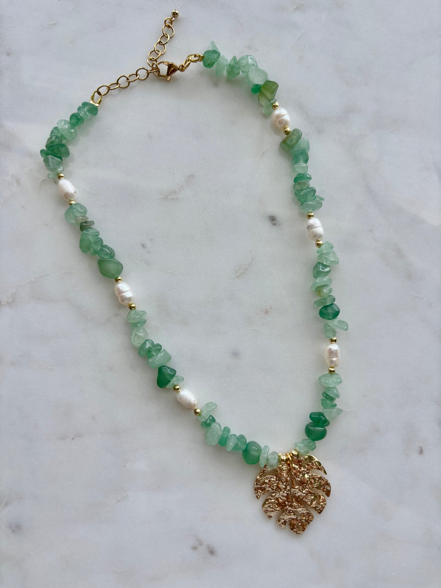 Green Leaf Necklace