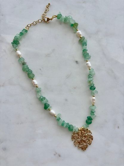 Green Leaf Necklace