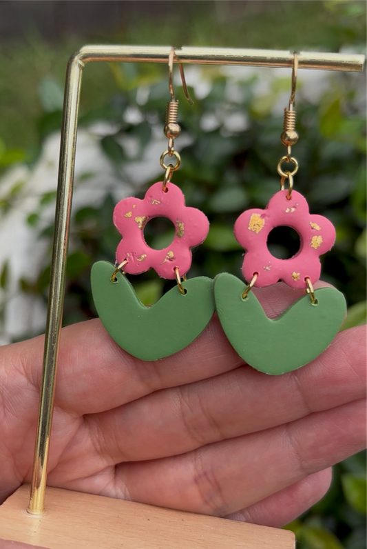 Flower Dangle Earrings