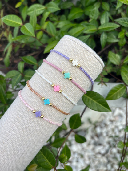 Cross miyuki bracelets