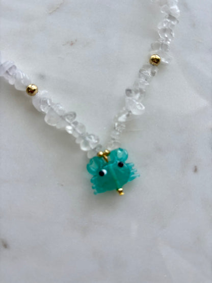 Blue Crab Necklace