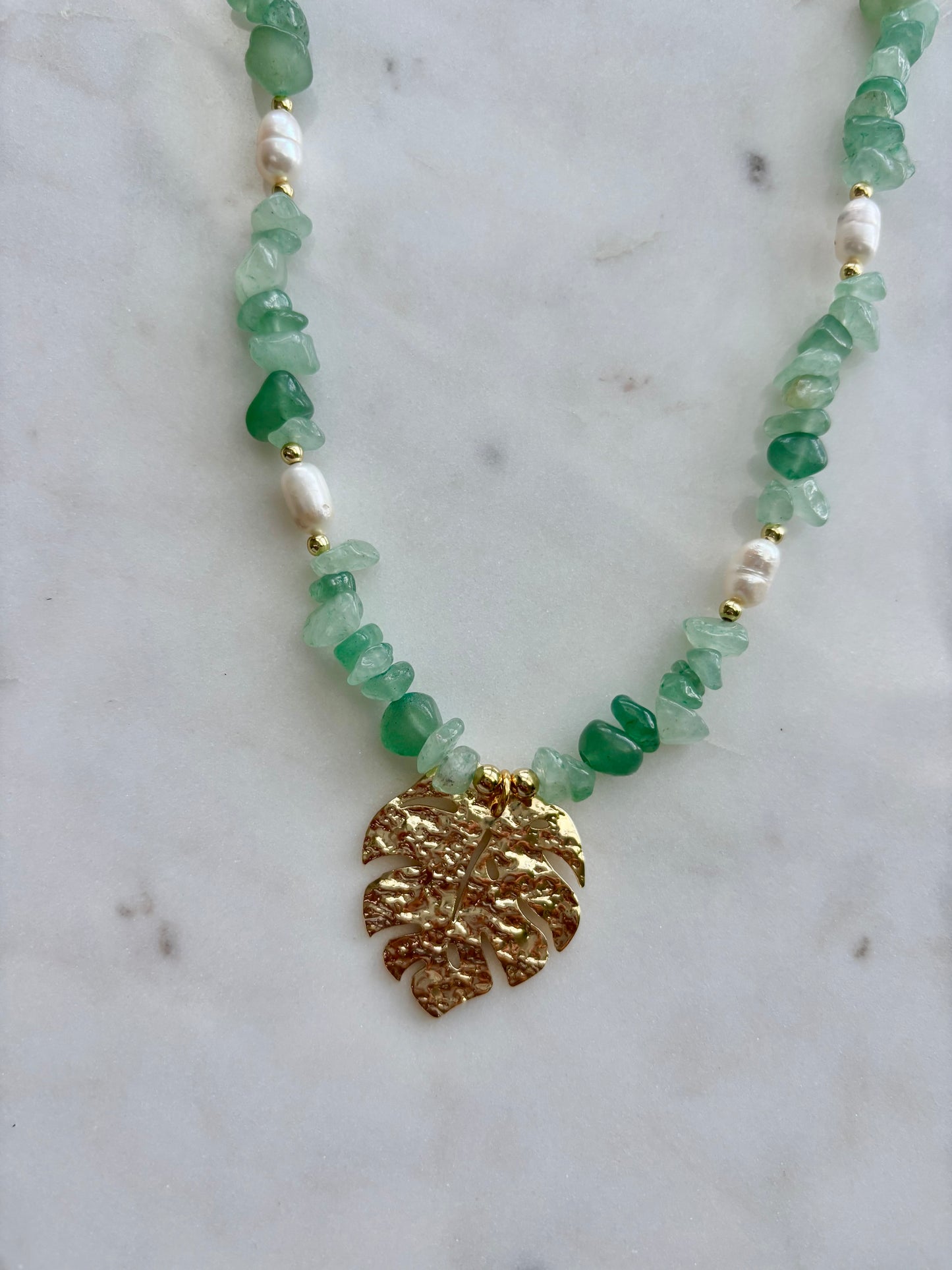 Green Leaf Necklace