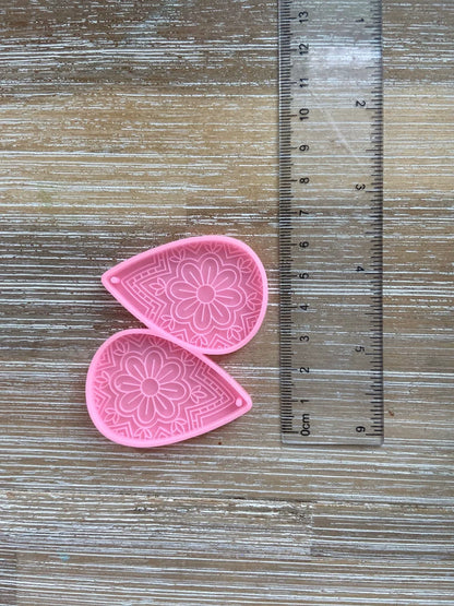 Flower Dangle Earrings Mold