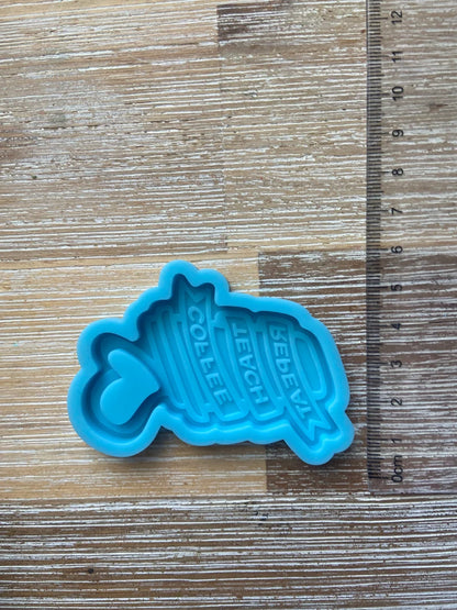 Coffee Teach Repeat Mold