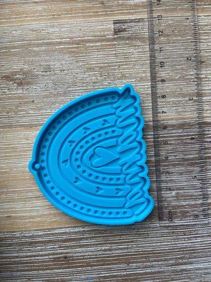 Mama Rainbow Keychain Mold