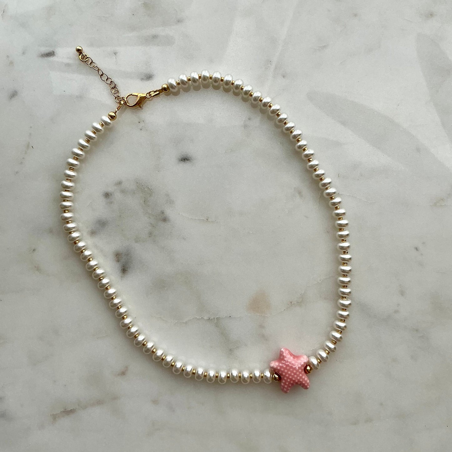 Starfish Pearl Necklace