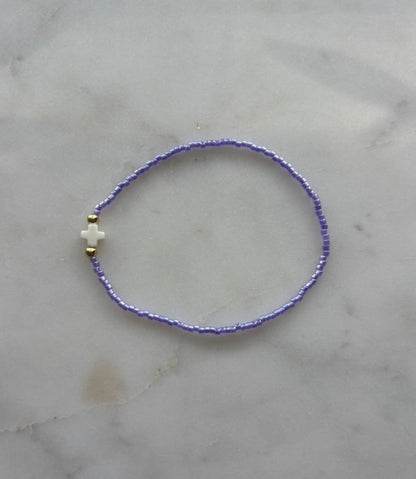 Cross miyuki bracelets