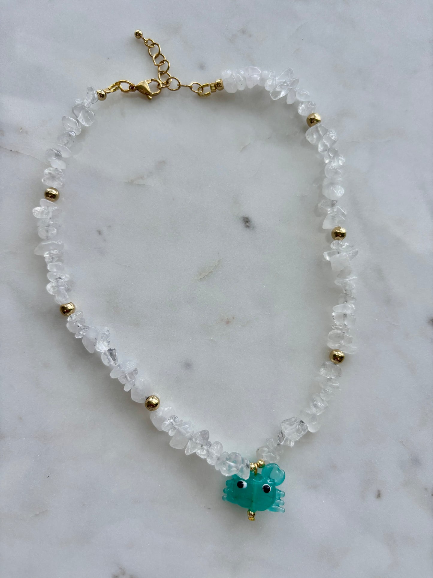 Blue Crab Necklace