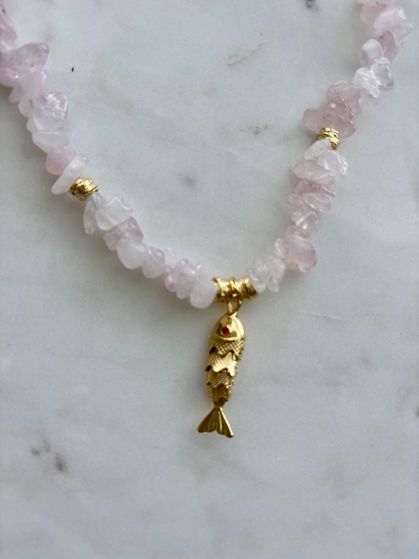 Gold Fish Necklace