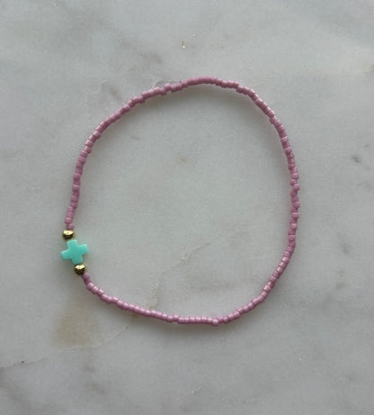 Cross miyuki bracelets