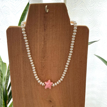 Starfish Pearl Necklace