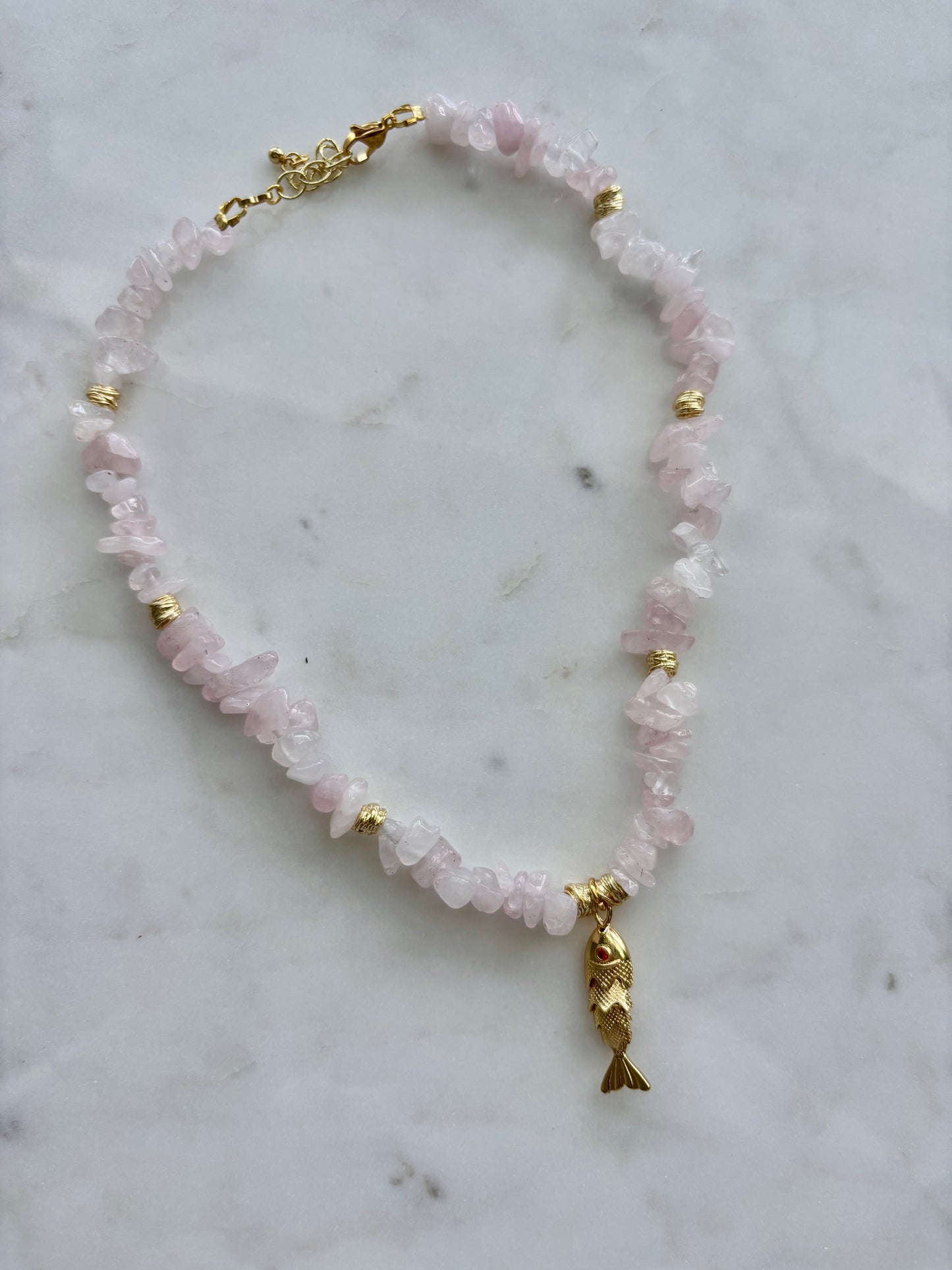 Gold Fish Necklace