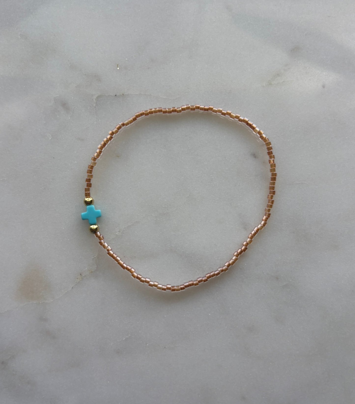 Cross miyuki bracelets