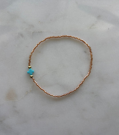 Cross miyuki bracelets