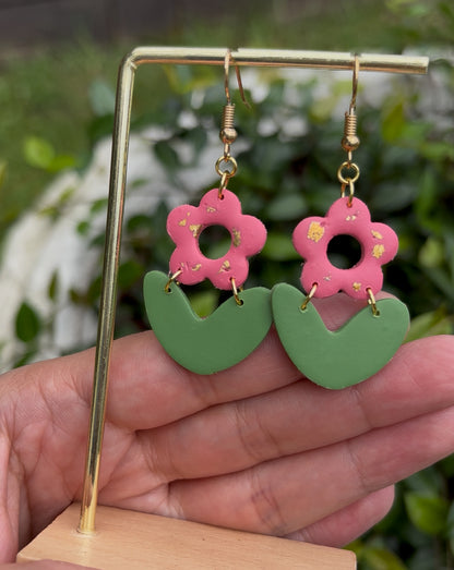 Flower Dangle Earrings