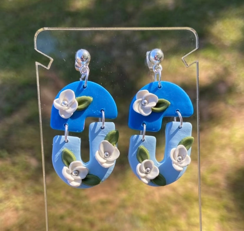 Magnolia Dangle Earrings