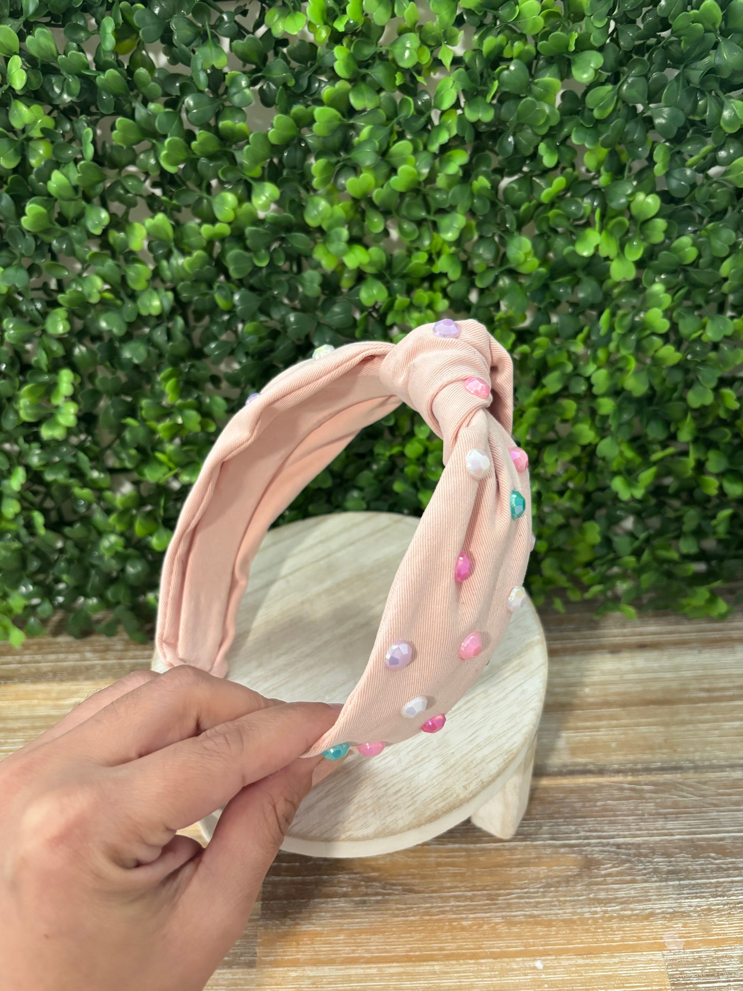 Pink Stoned Headband