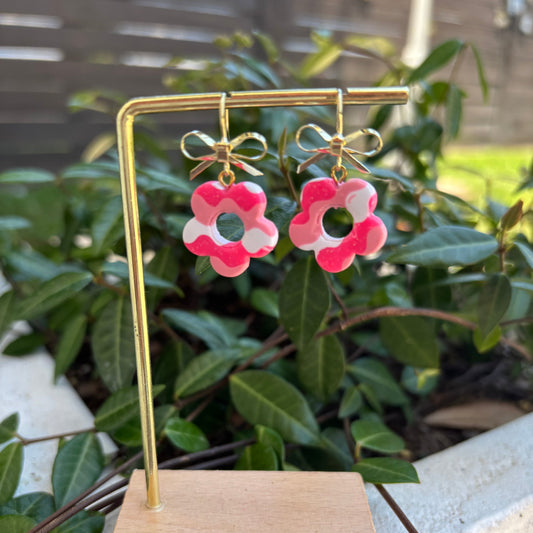 Flower Bow Earrings