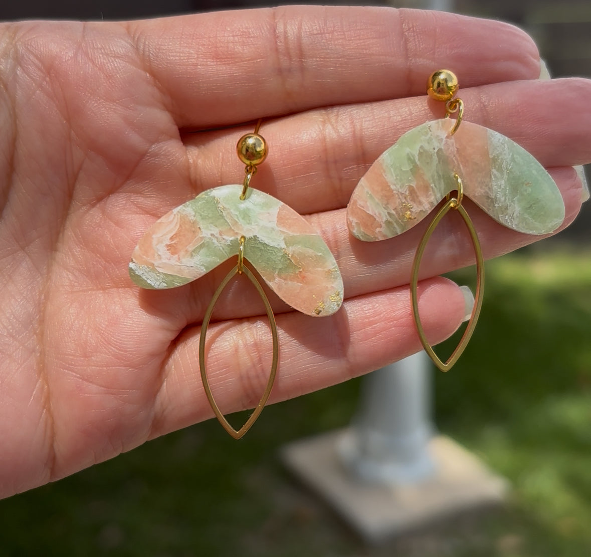 Leaf Gold Earrings