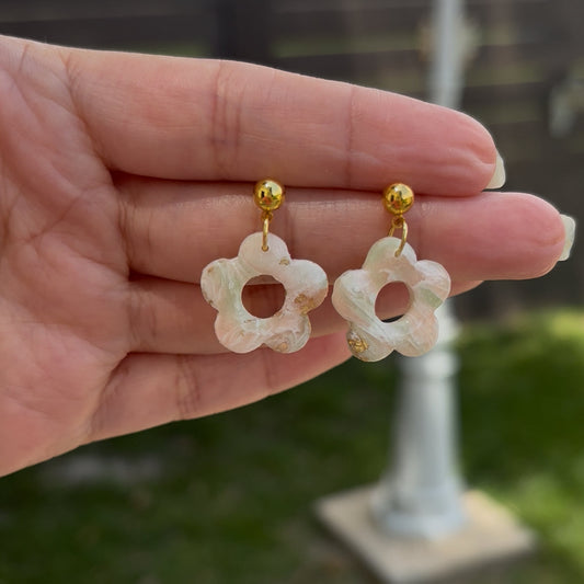 Flower Dangle earring