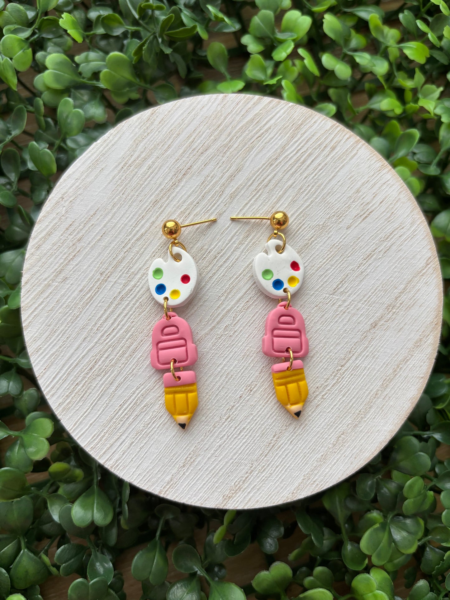 School Dangle Earrings
