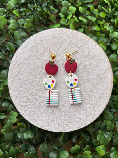 School Dangle Earrings