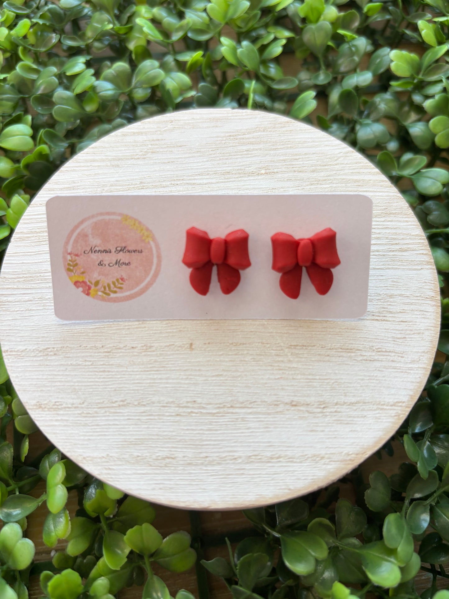 3D Bow Stud Earrings