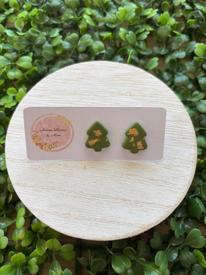 Christmas Tree Stud Earrings
