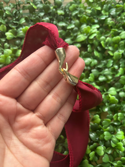 Heart Fabric Necklace