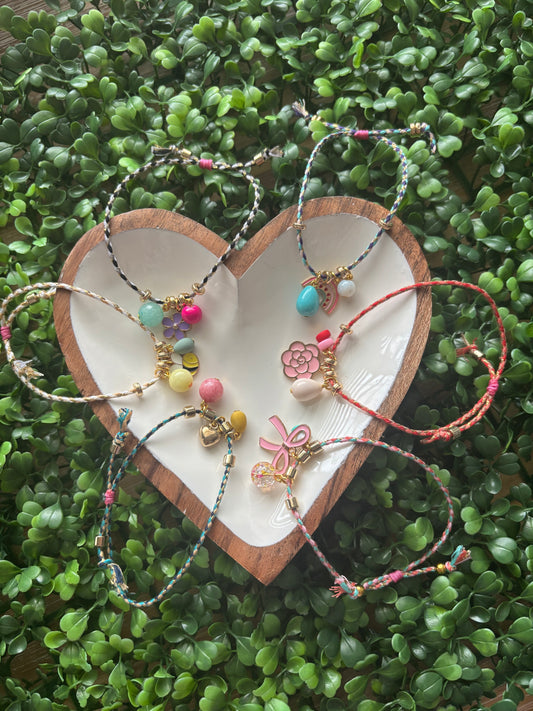 Adjustable Charm Bracelets