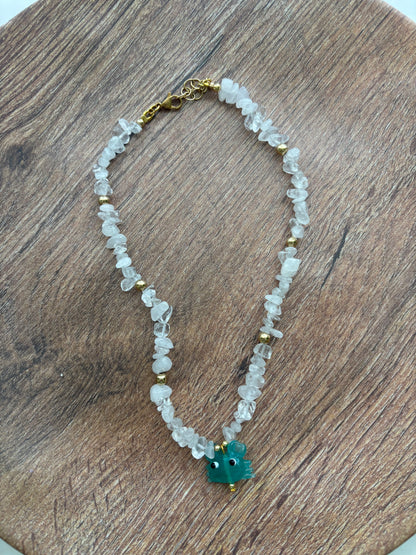 Blue Crab Necklace