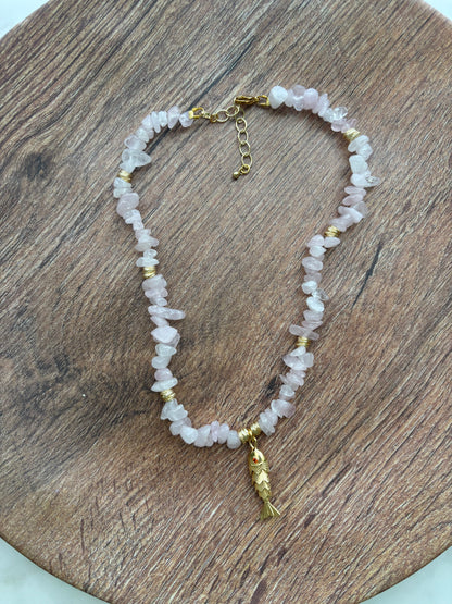 Gold Fish Necklace