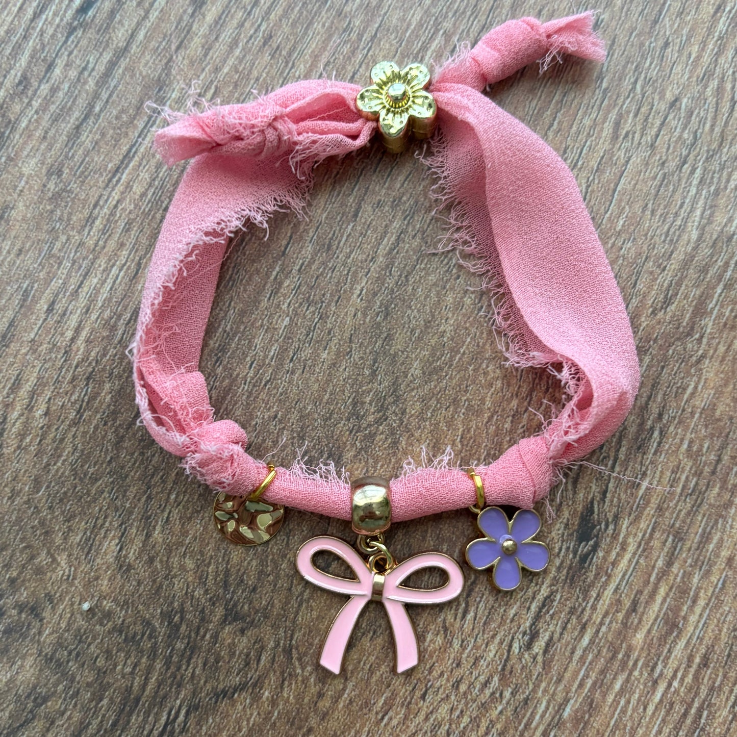 Bow Chiffon Silk Bracelet