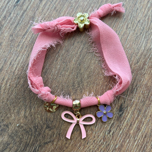 Bow Chiffon Silk Bracelet