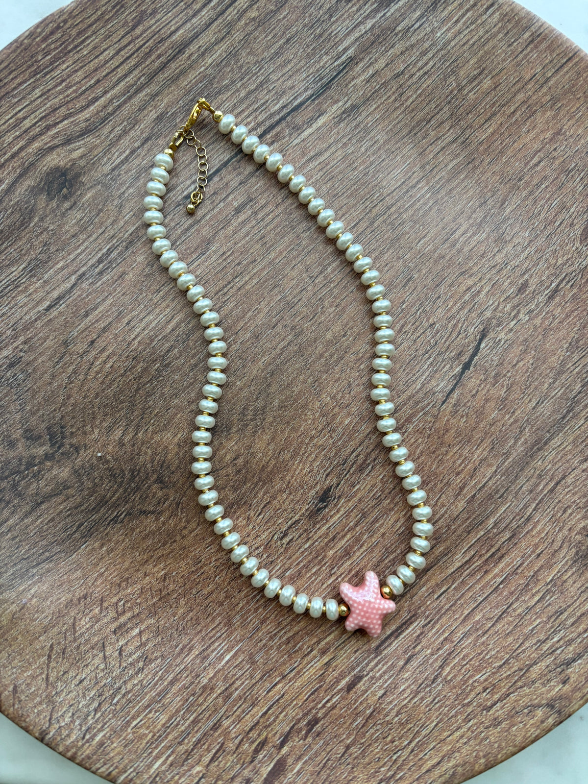 Starfish Pearl Necklace